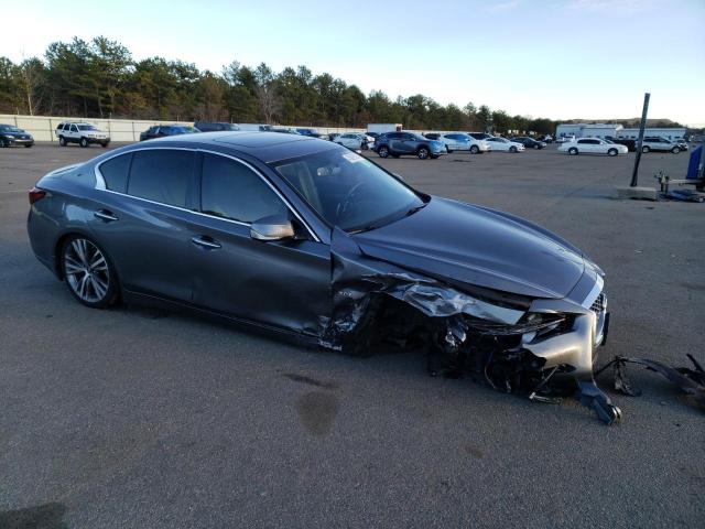 JN1EV7AR2KM591055 - 2019 INFINITI Q50 LUXE GRAY photo 4