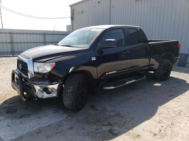 5TBRT54178S461230 - 2008 TOYOTA TUNDRA DOUBLE CAB BLACK photo 1