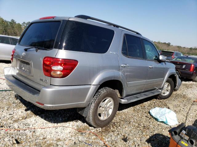 5TDZT38A51S049268 - 2001 TOYOTA SEQUOIA LIMITED SILVER photo 3