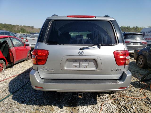 5TDZT38A51S049268 - 2001 TOYOTA SEQUOIA LIMITED SILVER photo 6