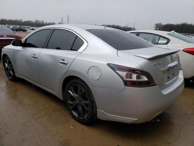 1N4AA5AP3EC909257 - 2014 NISSAN MAXIMA S SILVER photo 2