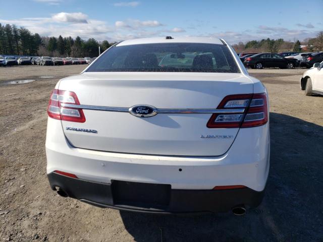 1FAHP2F81EG100653 - 2014 FORD TAURUS LIM WHITE photo 6