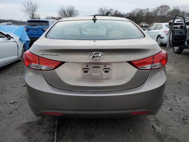 5NPDH4AE5DH332505 - 2013 HYUNDAI ELANTRA GLS TAN photo 6