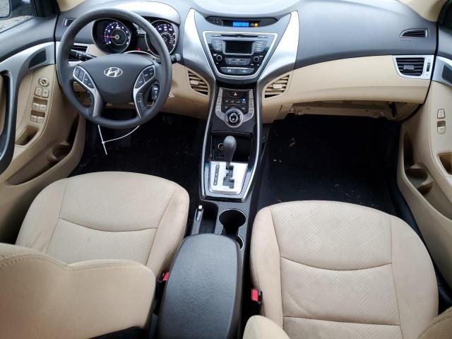 5NPDH4AE5DH332505 - 2013 HYUNDAI ELANTRA GLS TAN photo 8