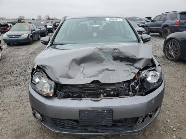 WVWMM7AJ6CW154879 - 2012 VOLKSWAGEN GOLF SILVER photo 5