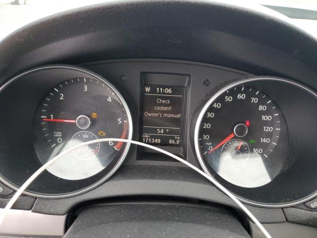 WVWMM7AJ6CW154879 - 2012 VOLKSWAGEN GOLF SILVER photo 9