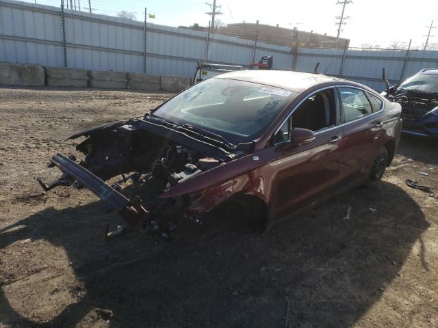 3FA6P0K90GR211944 - 2016 FORD FUSION TITANIUM BURGUNDY photo 1