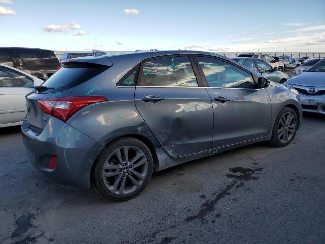 KMHD35LH7GU291456 - 2016 HYUNDAI ELANTRA GT GRAY photo 3