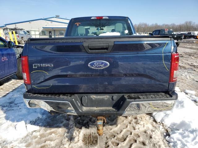 1FTEX1EP4GFA57631 - 2016 FORD F150 SUPER CAB BLUE photo 6