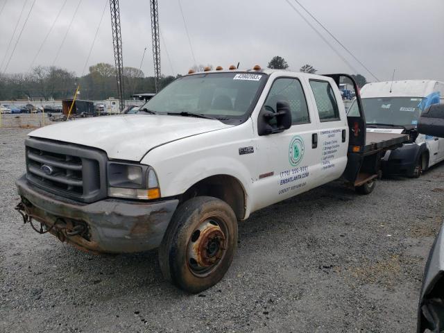 1FDXW47P84ED37544 - 2004 FORD F450 SUPER DUTY WHITE photo 1