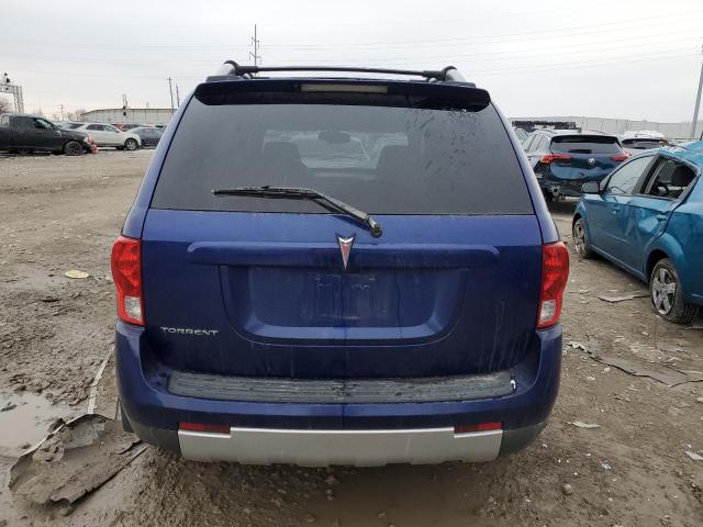 2CKDL63F766185538 - 2006 PONTIAC TORRENT BLUE photo 6