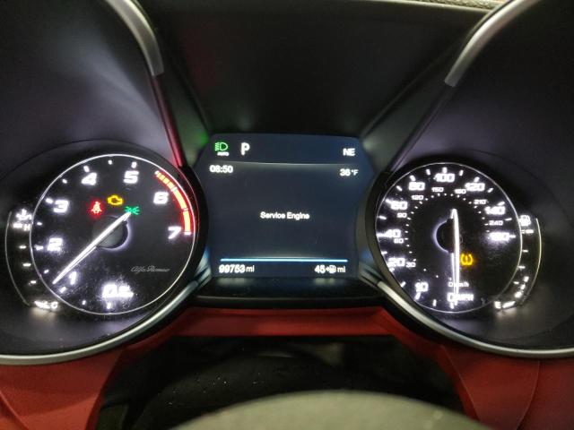 ZARFAEDN0H7555470 - 2017 ALFA ROMEO GIULIA Q4 BLACK photo 9