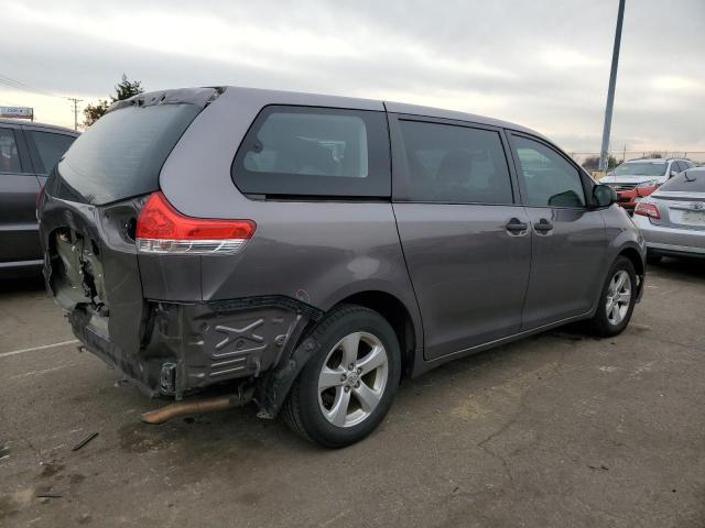 5TDKA3DC1BS005669 - 2011 TOYOTA SIENNA BASE GRAY photo 3