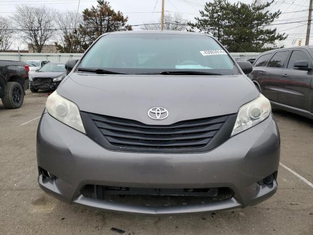 5TDKA3DC1BS005669 - 2011 TOYOTA SIENNA BASE GRAY photo 5