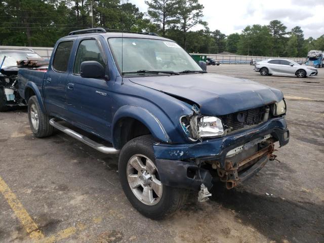 5TEGN92N82Z899156 - 2002 TOYOTA TACOMA DOUBLE CAB PRERUNNER BLUE photo 1