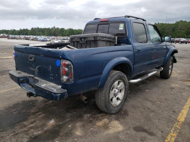 5TEGN92N82Z899156 - 2002 TOYOTA TACOMA DOUBLE CAB PRERUNNER BLUE photo 4