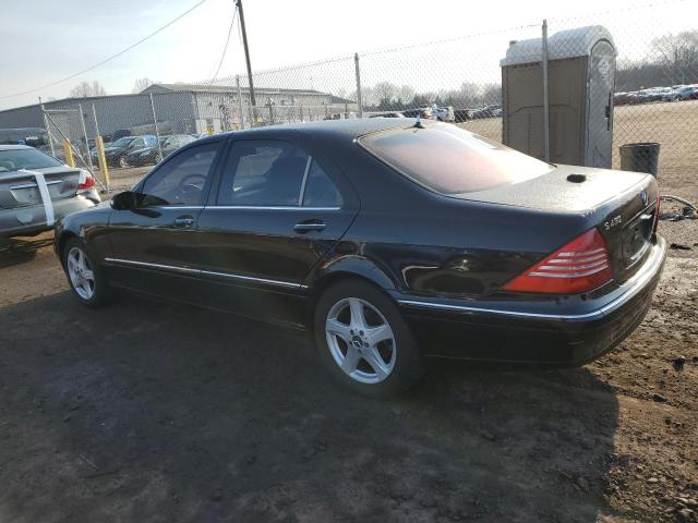 WDBNG70J55A439729 - 2005 MERCEDES-BENZ S 430 BLACK photo 2