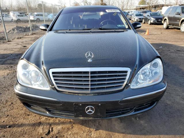 WDBNG70J55A439729 - 2005 MERCEDES-BENZ S 430 BLACK photo 5