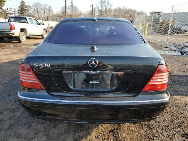 WDBNG70J55A439729 - 2005 MERCEDES-BENZ S 430 BLACK photo 6