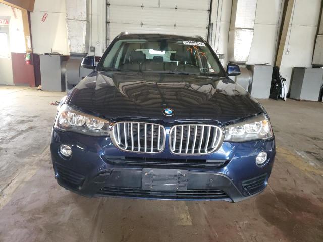 5UXWX9C52H0T04992 - 2017 BMW X3 XDRIVE28I BLUE photo 5