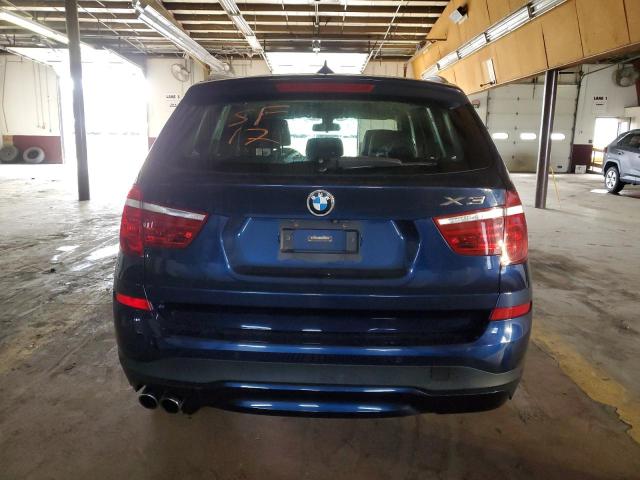 5UXWX9C52H0T04992 - 2017 BMW X3 XDRIVE28I BLUE photo 6