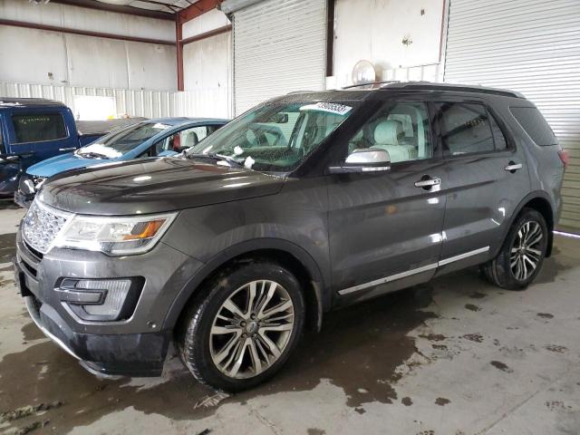 1FM5K8HT3GGC39679 - 2016 FORD EXPLORER PLATINUM GRAY photo 1