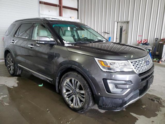 1FM5K8HT3GGC39679 - 2016 FORD EXPLORER PLATINUM GRAY photo 4