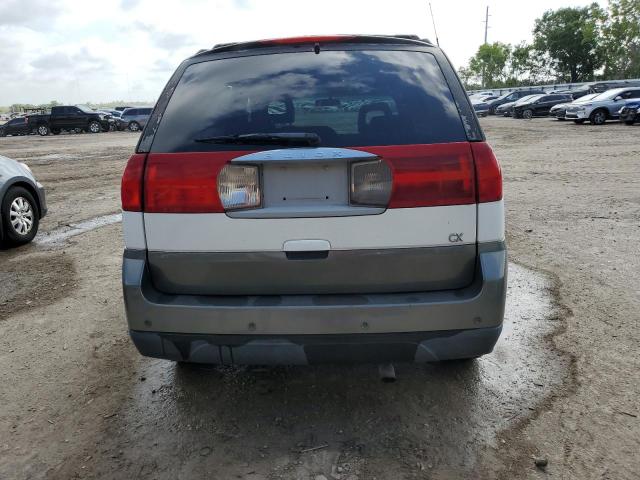 3G5DA03E52S558600 - 2002 BUICK RENDEZVOUS CX WHITE photo 6