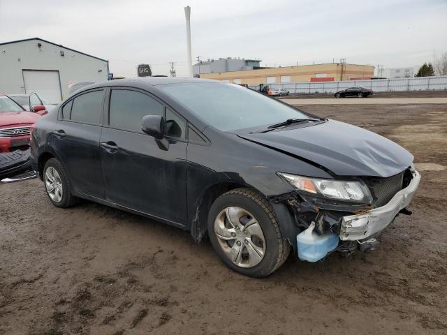 2HGFB2F46DH106269 - 2013 HONDA CIVIC LX BLACK photo 4