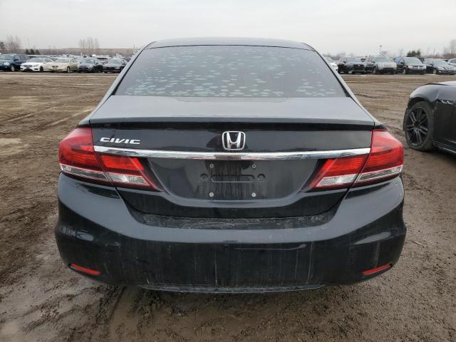 2HGFB2F46DH106269 - 2013 HONDA CIVIC LX BLACK photo 6