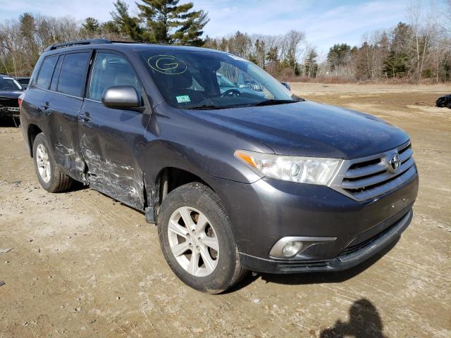 5TDBK3EH2BS048554 - 2011 TOYOTA HIGHLANDER BASE GRAY photo 4