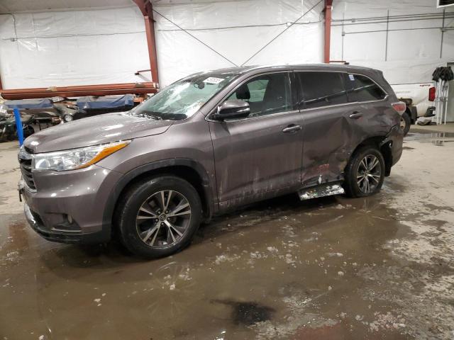 5TDJKRFH5GS324438 - 2016 TOYOTA HIGHLANDER XLE GRAY photo 1