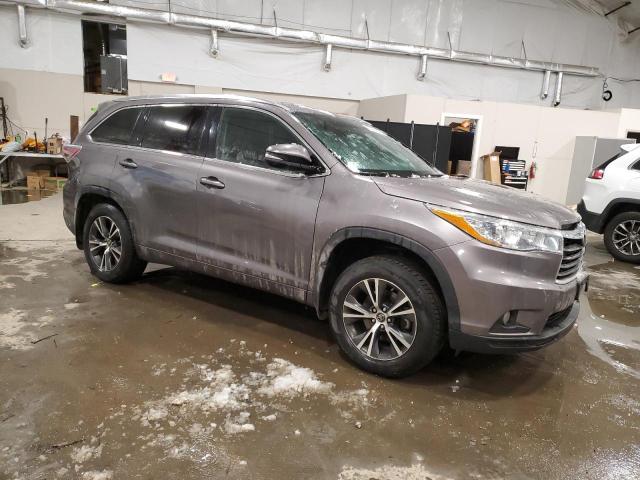 5TDJKRFH5GS324438 - 2016 TOYOTA HIGHLANDER XLE GRAY photo 4