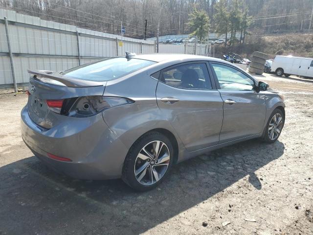 5NPDH4AE5EH525500 - 2014 HYUNDAI ELANTRA SE CHARCOAL photo 3