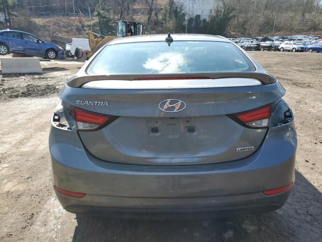 5NPDH4AE5EH525500 - 2014 HYUNDAI ELANTRA SE CHARCOAL photo 6