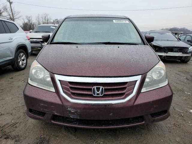 5FNRL3H59AB108488 - 2010 HONDA ODYSSEY EX BURGUNDY photo 5