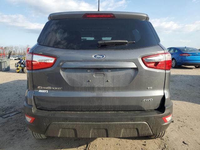 MAJ6S3GLXMC442722 - 2021 FORD ECOSPORT SE ნაცრისფერი ფოტო 6