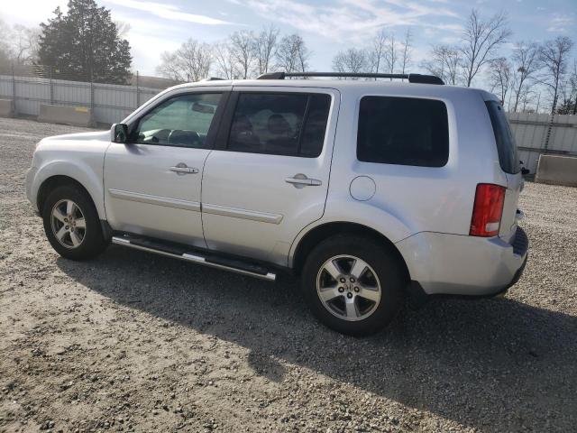 5FNYF386X9B023652 - 2009 HONDA PILOT EXL SILVER photo 2