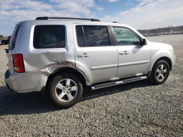 5FNYF386X9B023652 - 2009 HONDA PILOT EXL SILVER photo 3