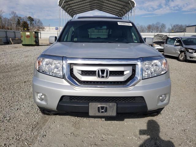 5FNYF386X9B023652 - 2009 HONDA PILOT EXL SILVER photo 5