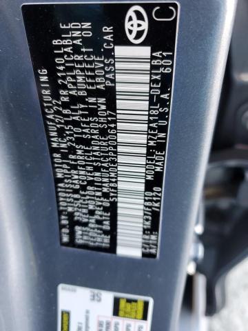 5YFB4MDE3PP006417 - 2023 TOYOTA COROLLA LE 灰色 照片 12