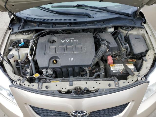 2T1BU4EE1AC251934 - 2010 TOYOTA COROLLA BASE GOLD photo 11