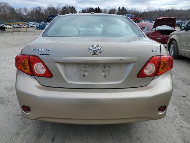 2T1BU4EE1AC251934 - 2010 TOYOTA COROLLA BASE GOLD photo 6