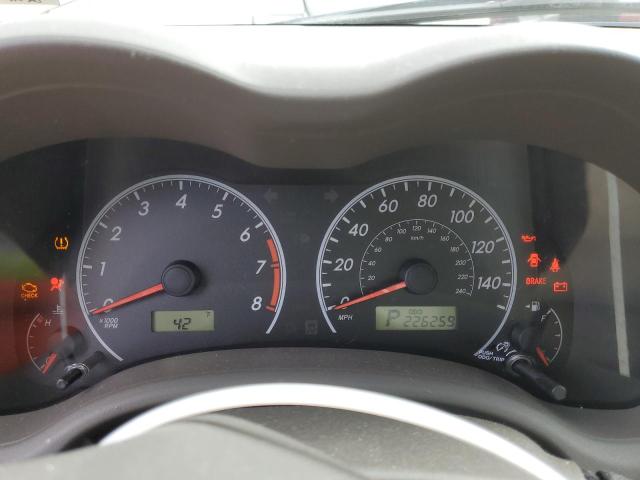 2T1BU4EE1AC251934 - 2010 TOYOTA COROLLA BASE GOLD photo 9