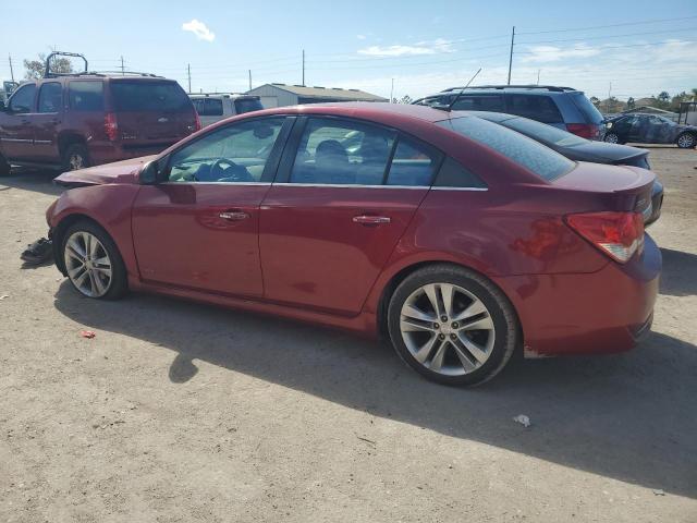 1G1PG5SB8D7116624 - 2013 CHEVROLET CRUZE LTZ RED photo 2