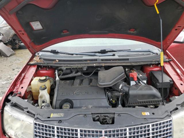 2LMDU88C27BJ25271 - 2007 LINCOLN MKX RED photo 12