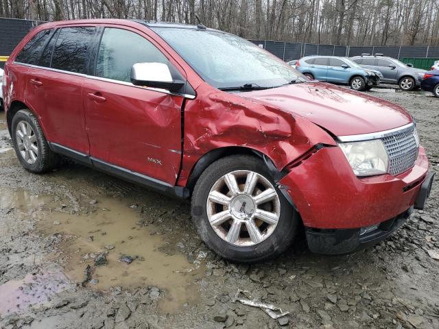 2LMDU88C27BJ25271 - 2007 LINCOLN MKX RED photo 4