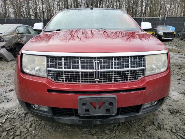 2LMDU88C27BJ25271 - 2007 LINCOLN MKX RED photo 5