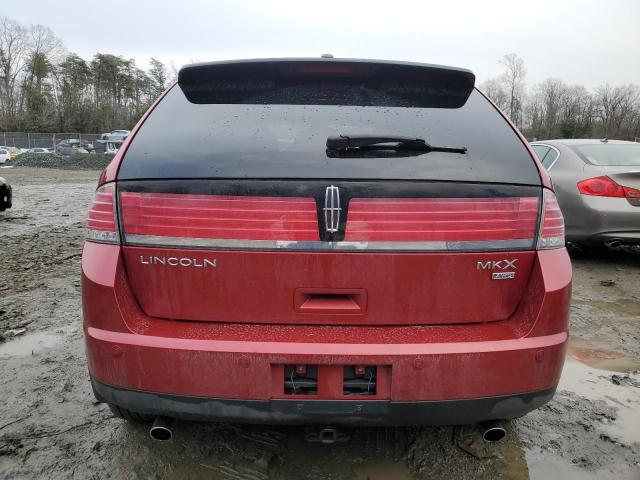 2LMDU88C27BJ25271 - 2007 LINCOLN MKX RED photo 6