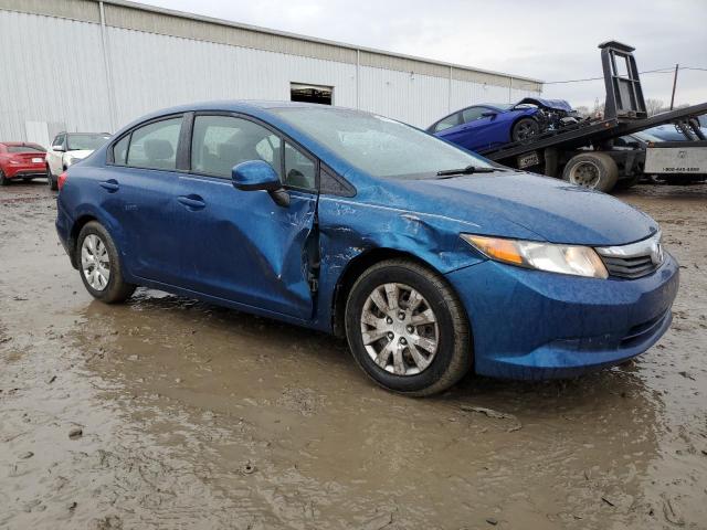 2HGFB2F52CH532631 - 2012 HONDA CIVIC LX BLUE photo 4